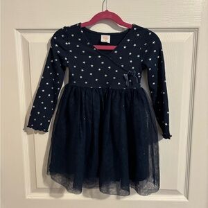Wonder Nation Navy Blue tutu sparkle dress